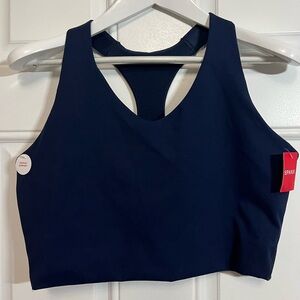 SPANX 2x Midnight Blue Sports Bra NWT